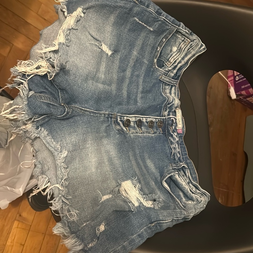 Glitzy Girls Denim Shorts